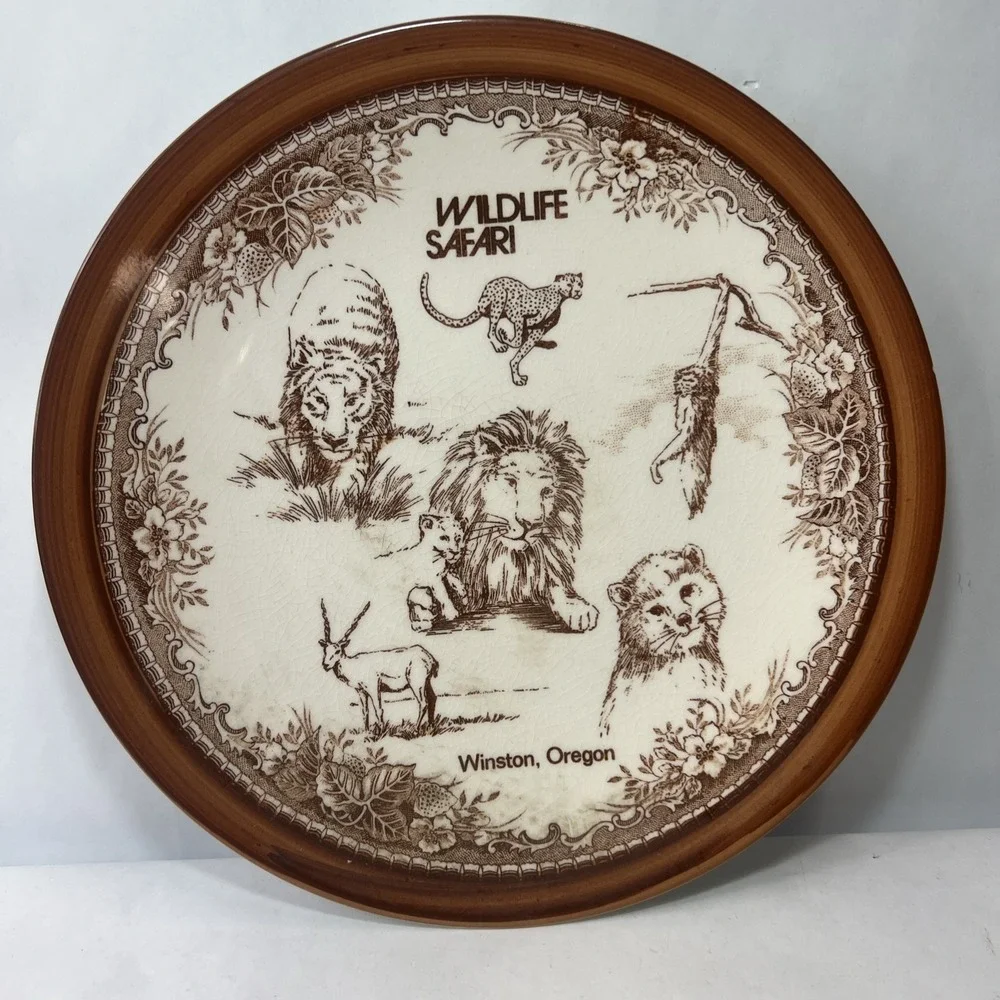 Wildlife Safari Winston Oregon Decorative Collectible Plate